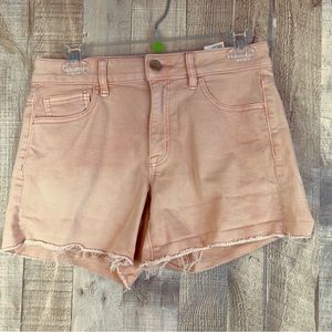 American Eagle Outfitters Size 4 Hi-Rise Shortie AEO Denim Raw Hem Denim Shorts